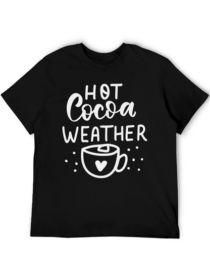 Hot Cocoa Weather Graphic Tee - Cozy Season