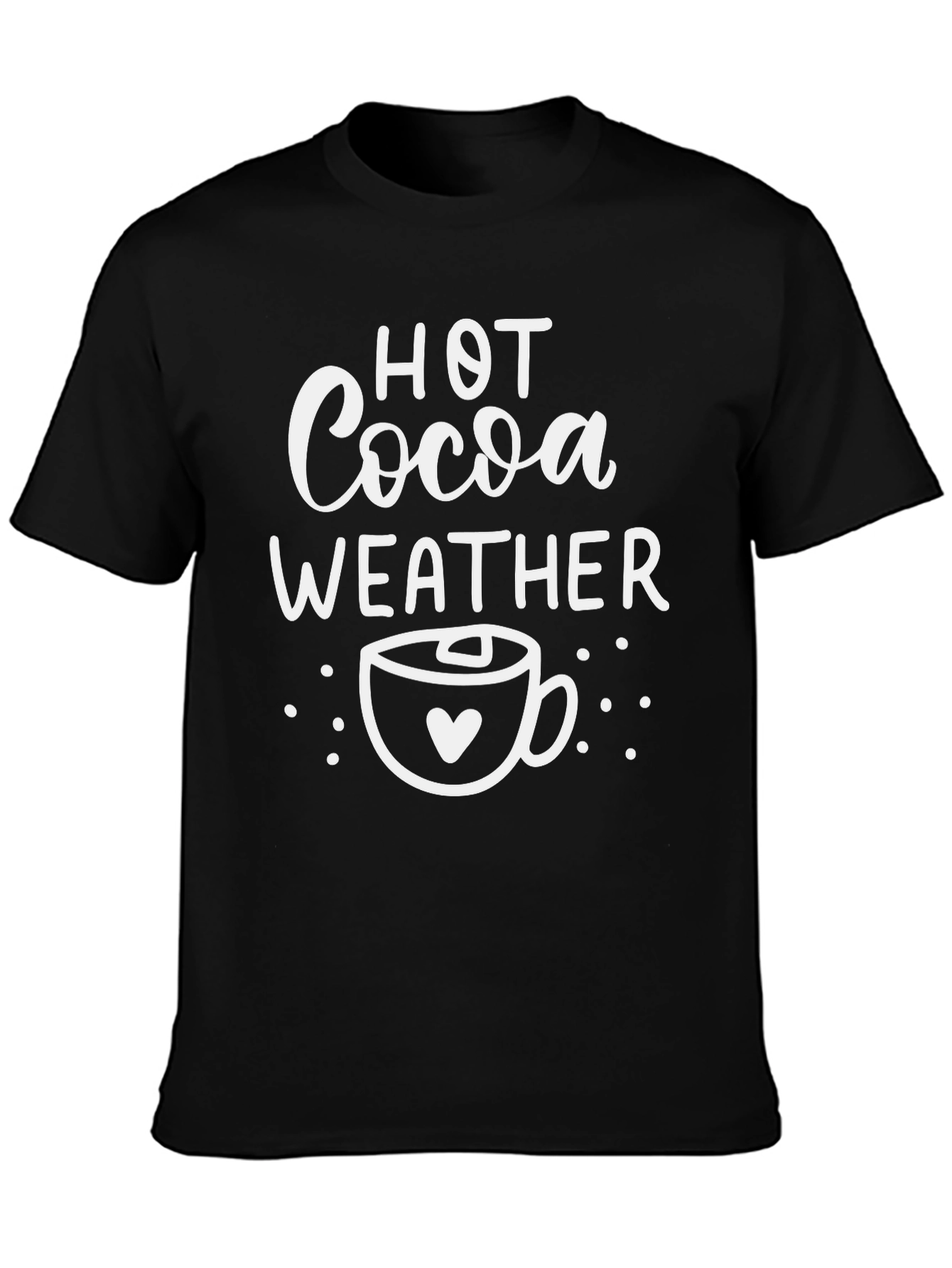 Hot Cocoa Weather Graphic Tee - Cozy Season