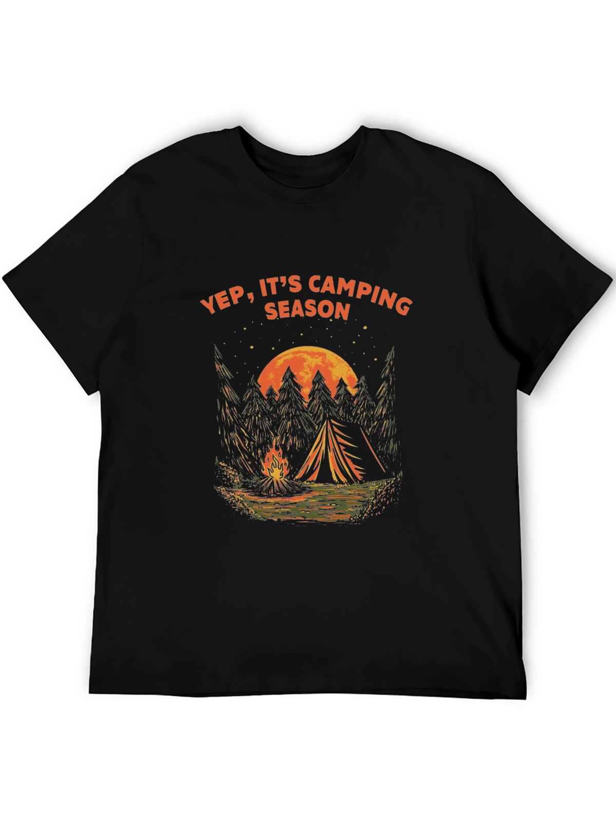 Yep Its Camping Season Graphic Tee