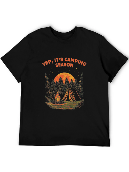 Yep Its Camping Season Graphic Tee