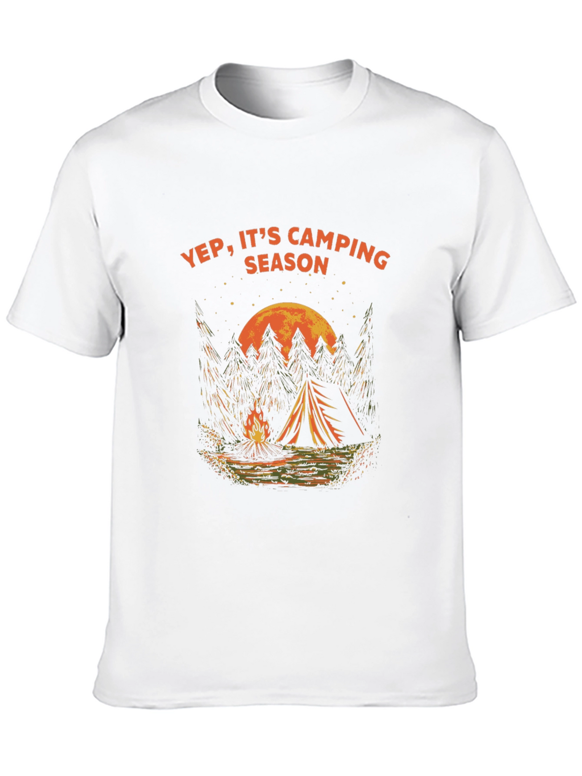 Yep Its Camping Season Graphic Tee