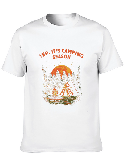 Yep Its Camping Season Graphic Tee