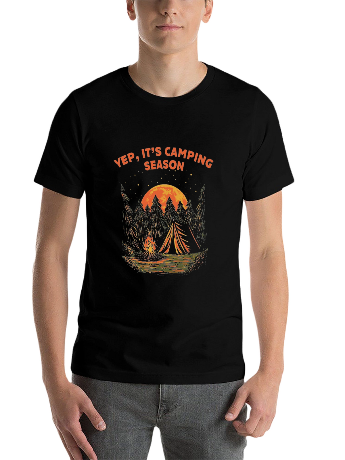 Yep Its Camping Season Graphic Tee