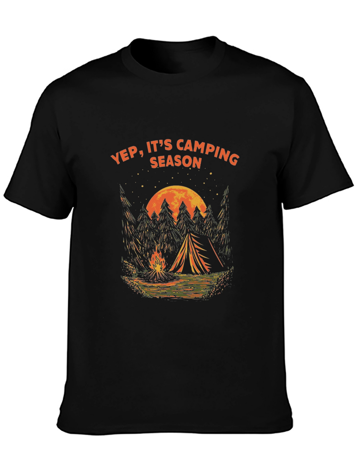 Yep Its Camping Season Graphic Tee