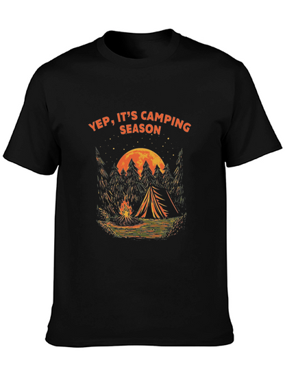 Yep Its Camping Season Graphic Tee