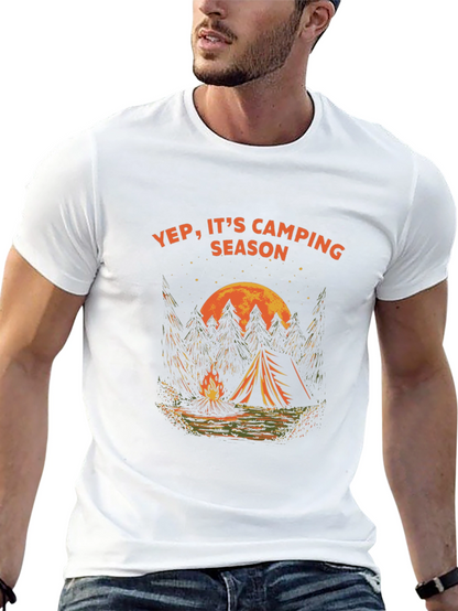 Yep Its Camping Season Graphic Tee