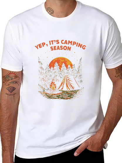 Yep Its Camping Season Graphic Tee