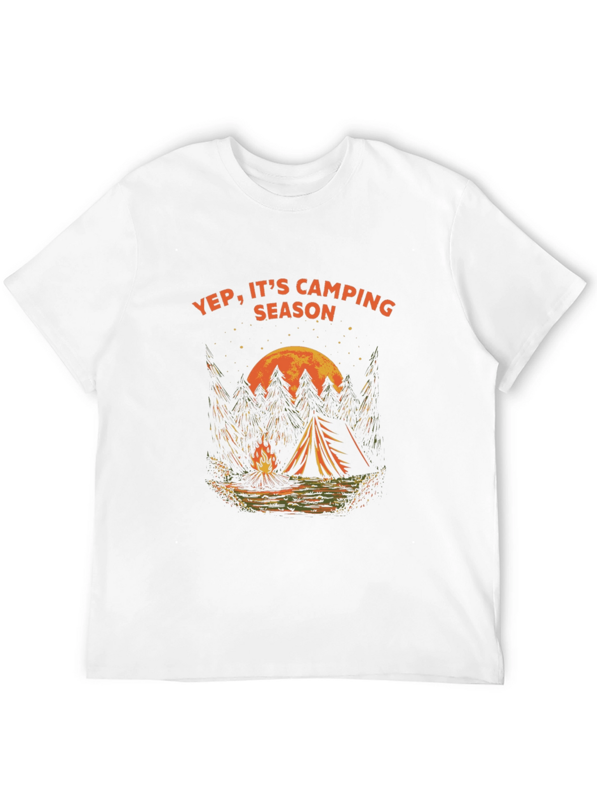 Yep Its Camping Season Graphic Tee
