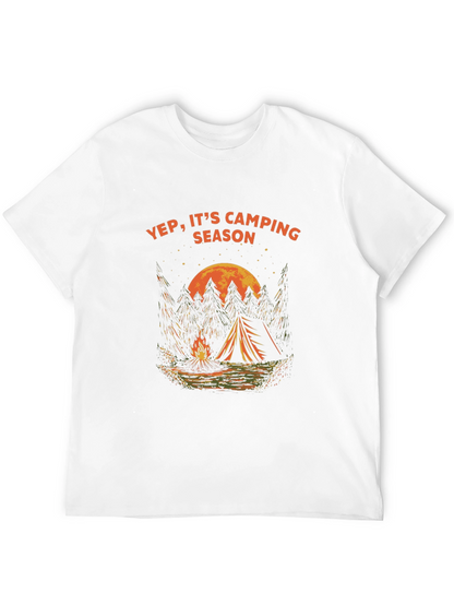 Yep Its Camping Season Graphic Tee