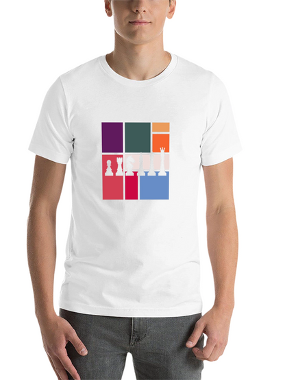 Chess Piece Block Graphic T-Shirt