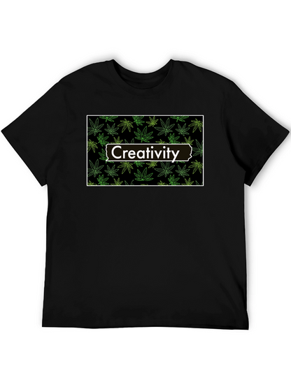 Creativity Marijuana Leaf T-Shirt