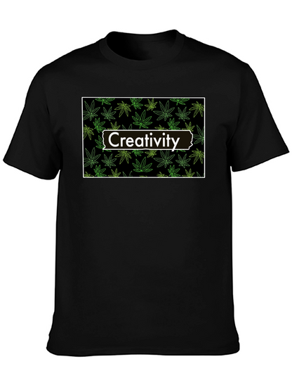 Creativity Marijuana Leaf T-Shirt