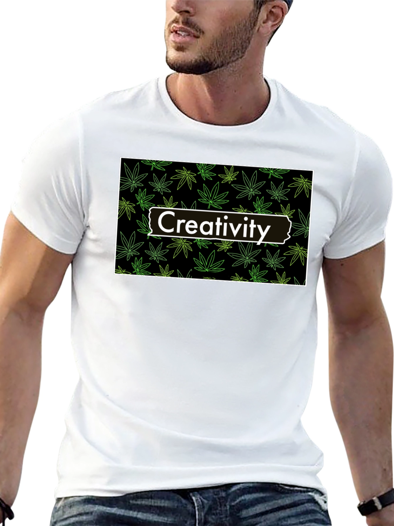 Creativity Marijuana Leaf T-Shirt