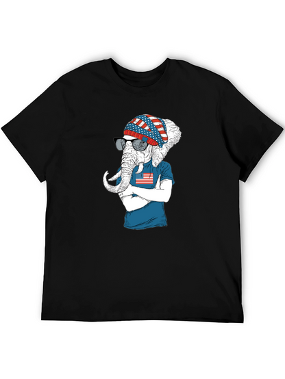 Patriotic Elephant T-Shirt - USA Pride