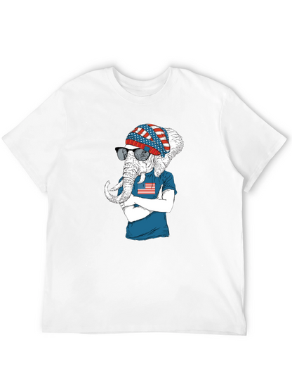 Patriotic Elephant T-Shirt - USA Pride