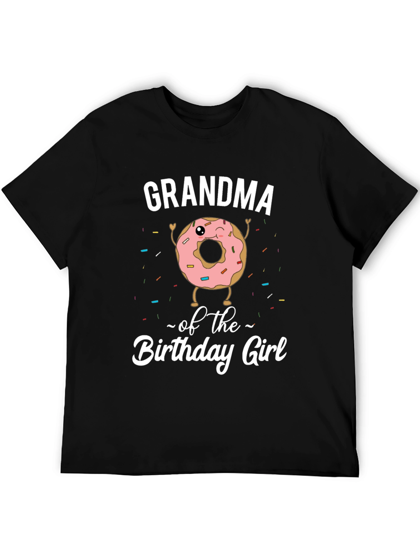Grandma Birthday Girl Donut T-Shirt