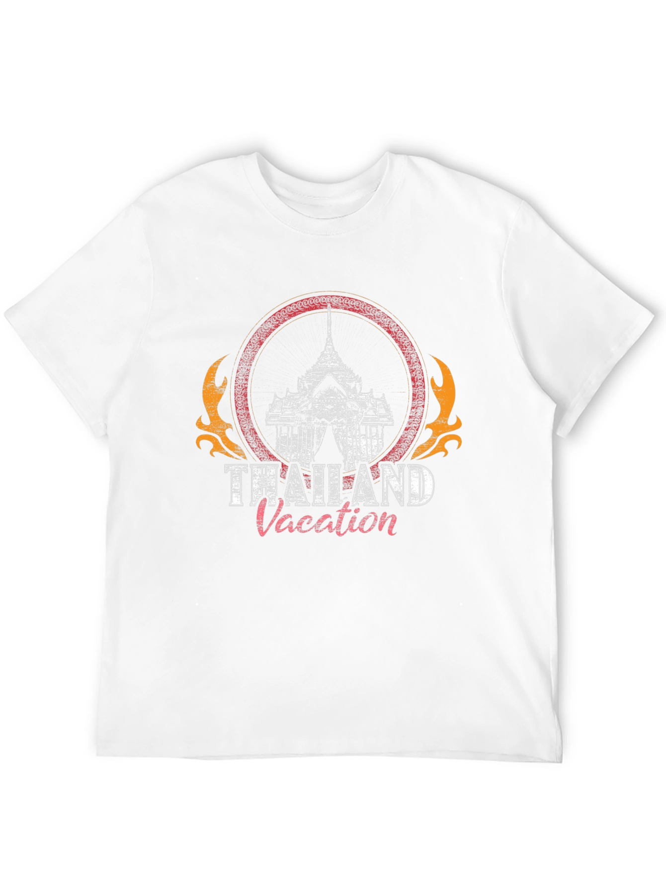 Thailand Vacation Graphic T-Shirt - Black