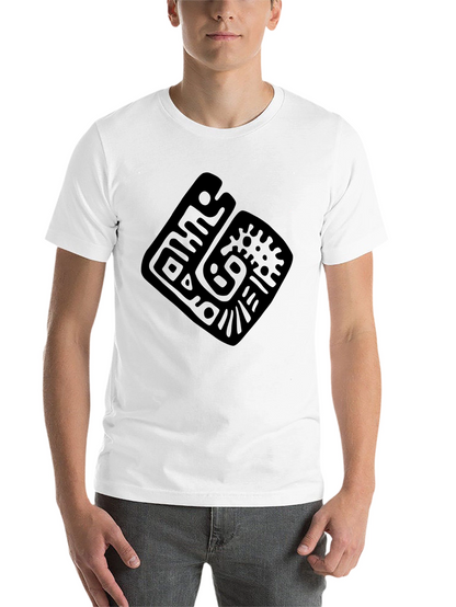 Geometric Pattern Black T-Shirt