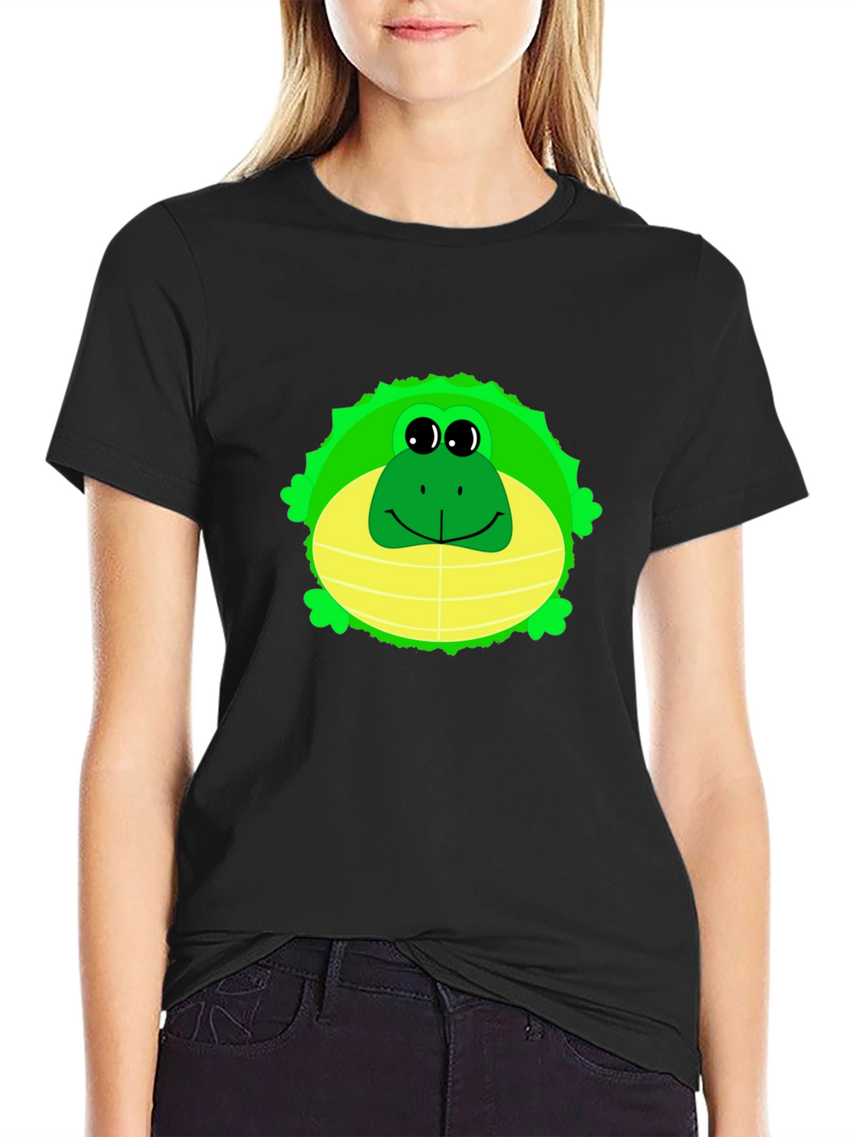 Fun Frog Graphic Tee - Mens Black T-Shirt