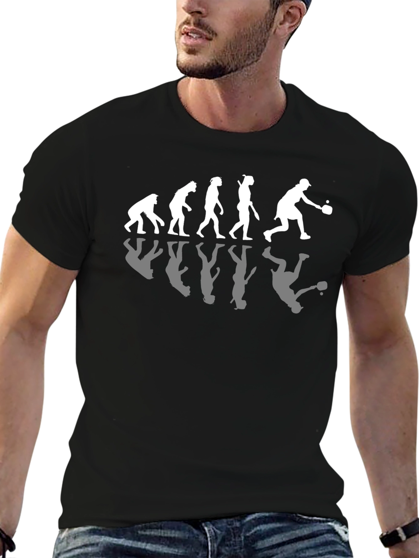 Evolution of Table Tennis Tee - Black