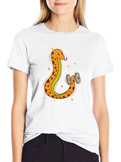 Snake Gym T-Shirt - Funny Workout Apparel