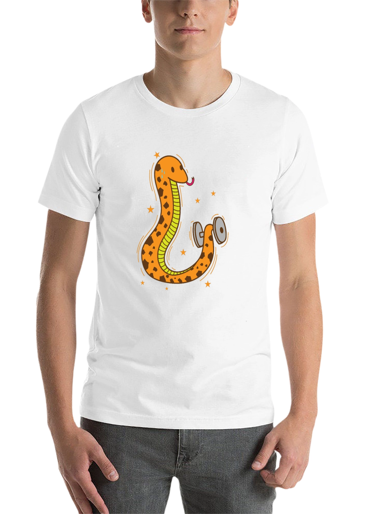 Snake Gym T-Shirt - Funny Workout Apparel