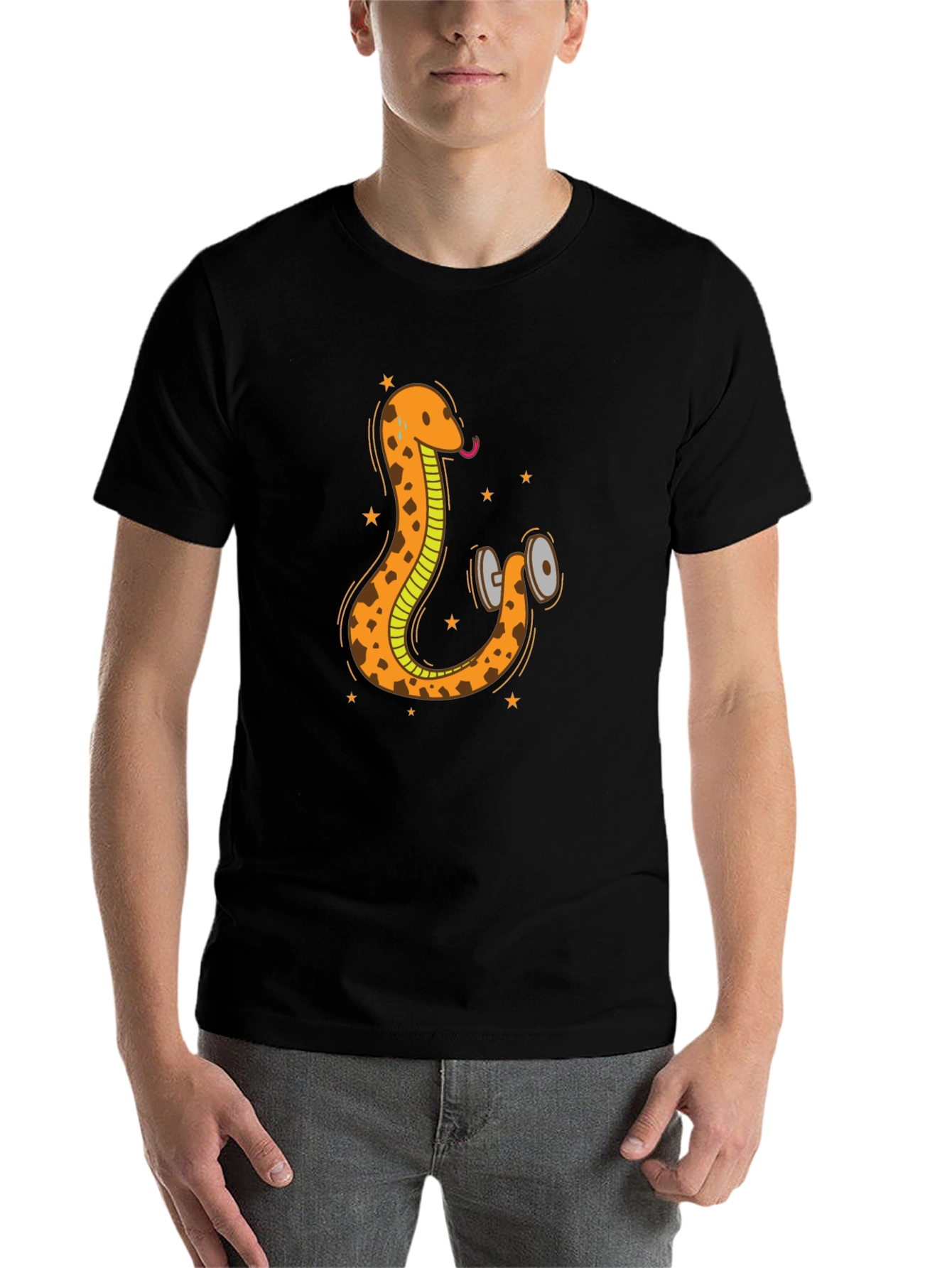 Snake Gym T-Shirt - Funny Workout Apparel