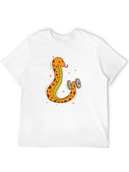 Snake Gym T-Shirt - Funny Workout Apparel