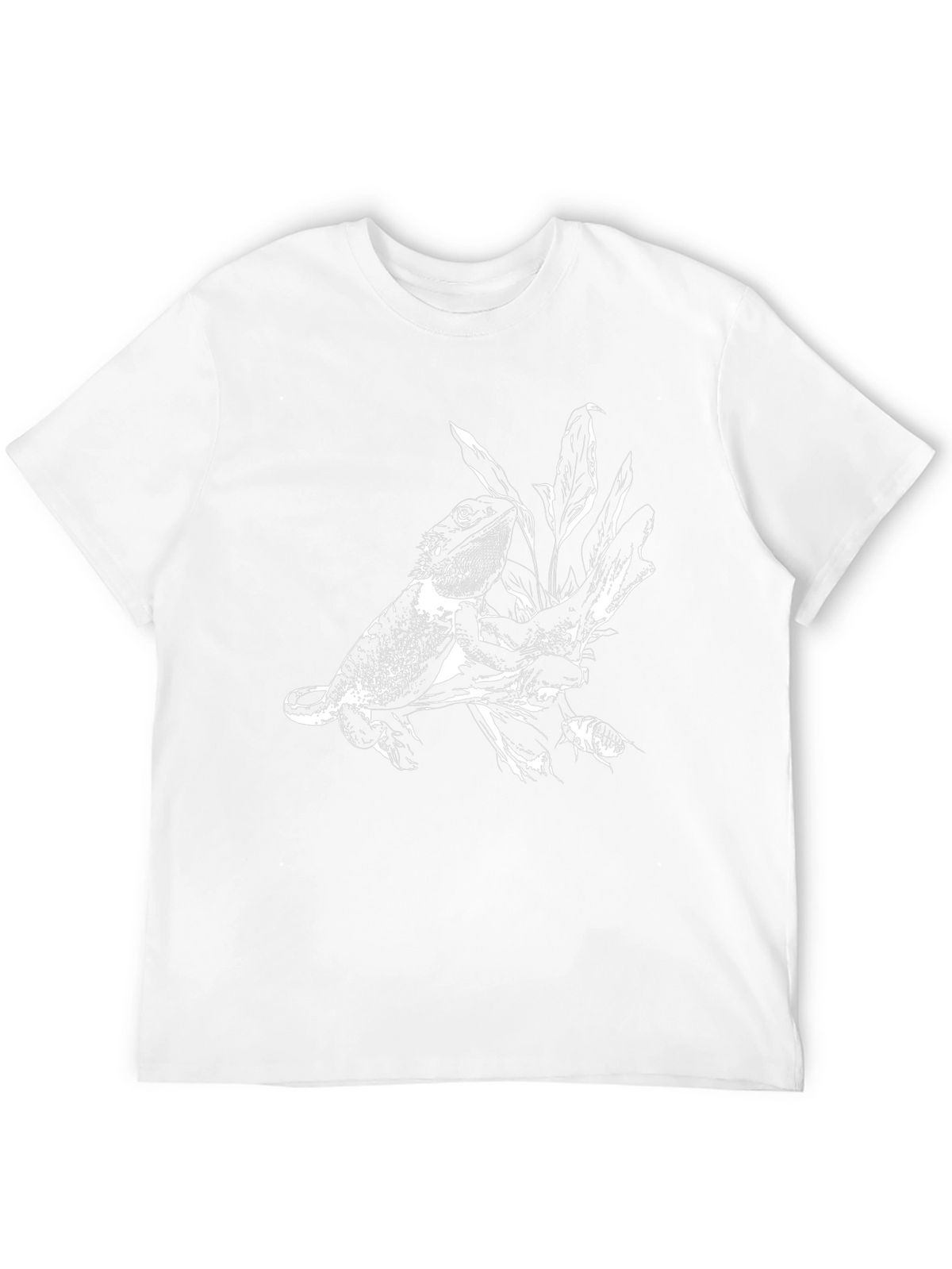 Lizard Print Black T-Shirt