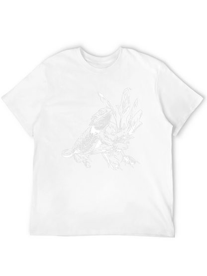 Lizard Print Black T-Shirt