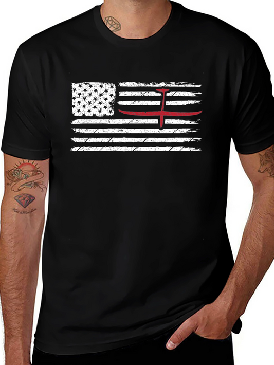 American Flag Red Glider Pilot T-Shirt