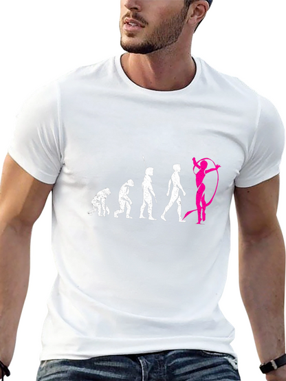 Evolution of Gymnastics Black T-Shirt