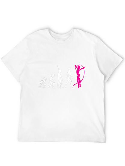 Evolution of Gymnastics Black T-Shirt
