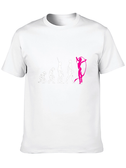 Evolution of Gymnastics Black T-Shirt