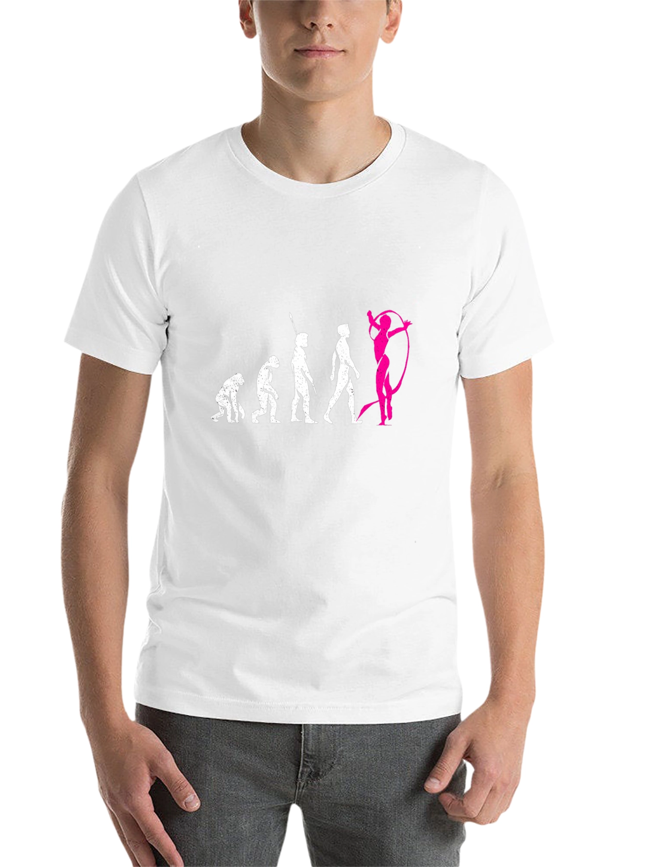 Evolution of Gymnastics Black T-Shirt