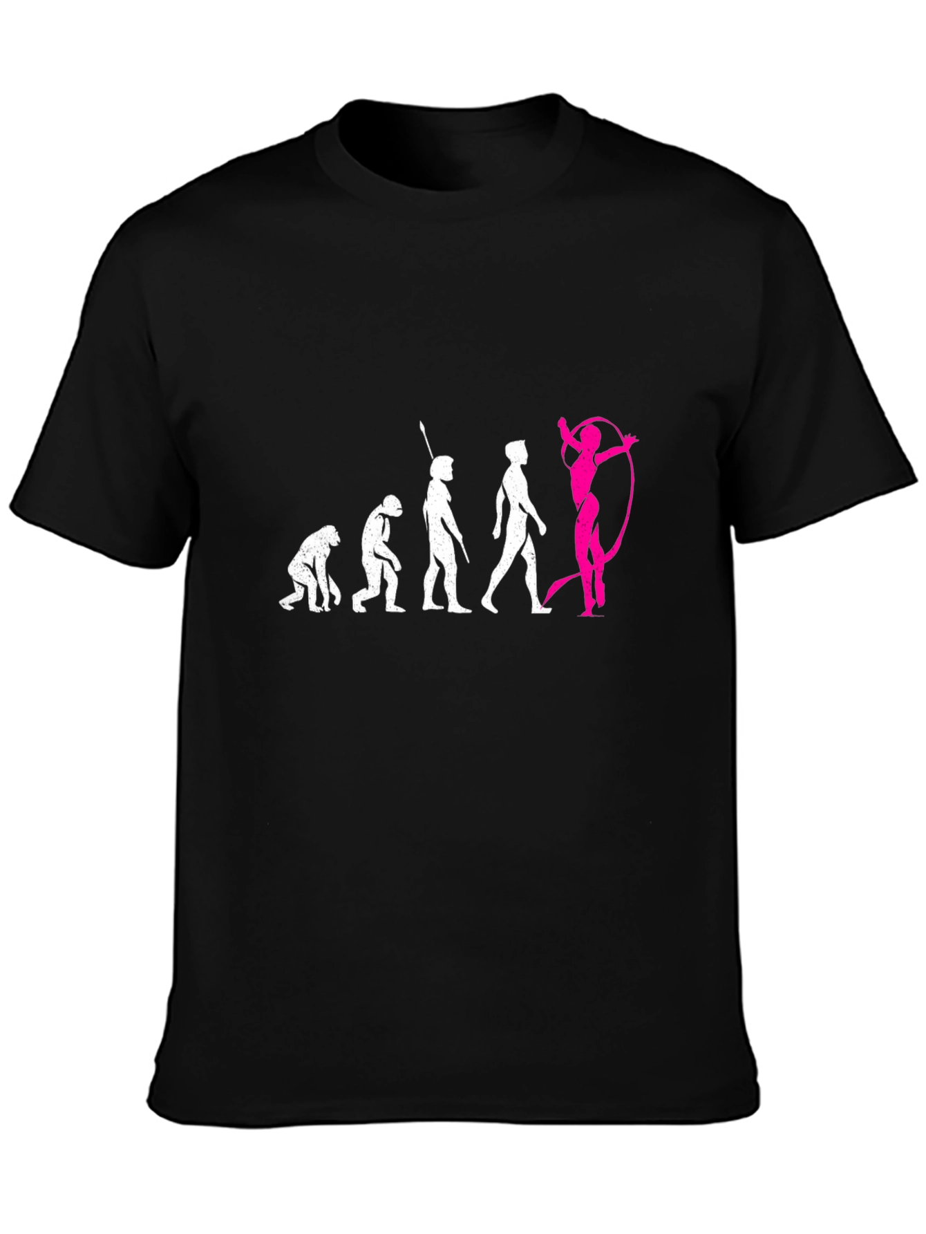Evolution of Gymnastics Black T-Shirt