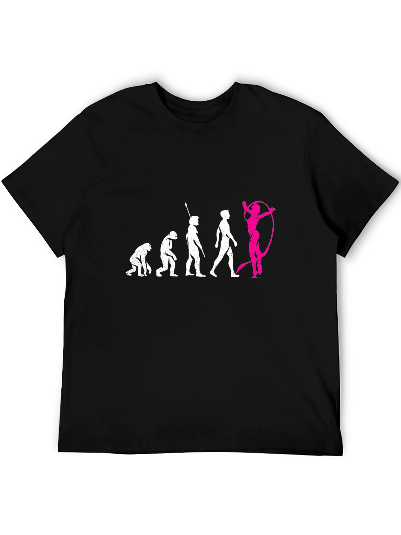 Evolution of Gymnastics Black T-Shirt