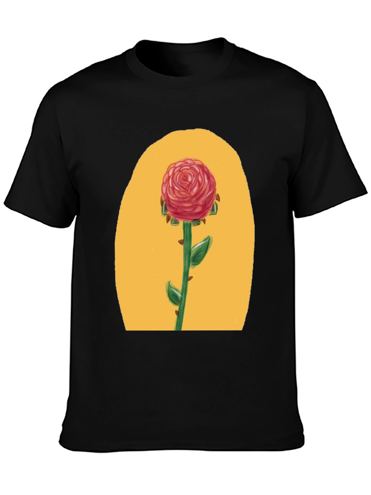 Rose Graphic Tee - Beauty & Beast Inspired