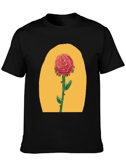 Rose Graphic Tee - Beauty & Beast Inspired