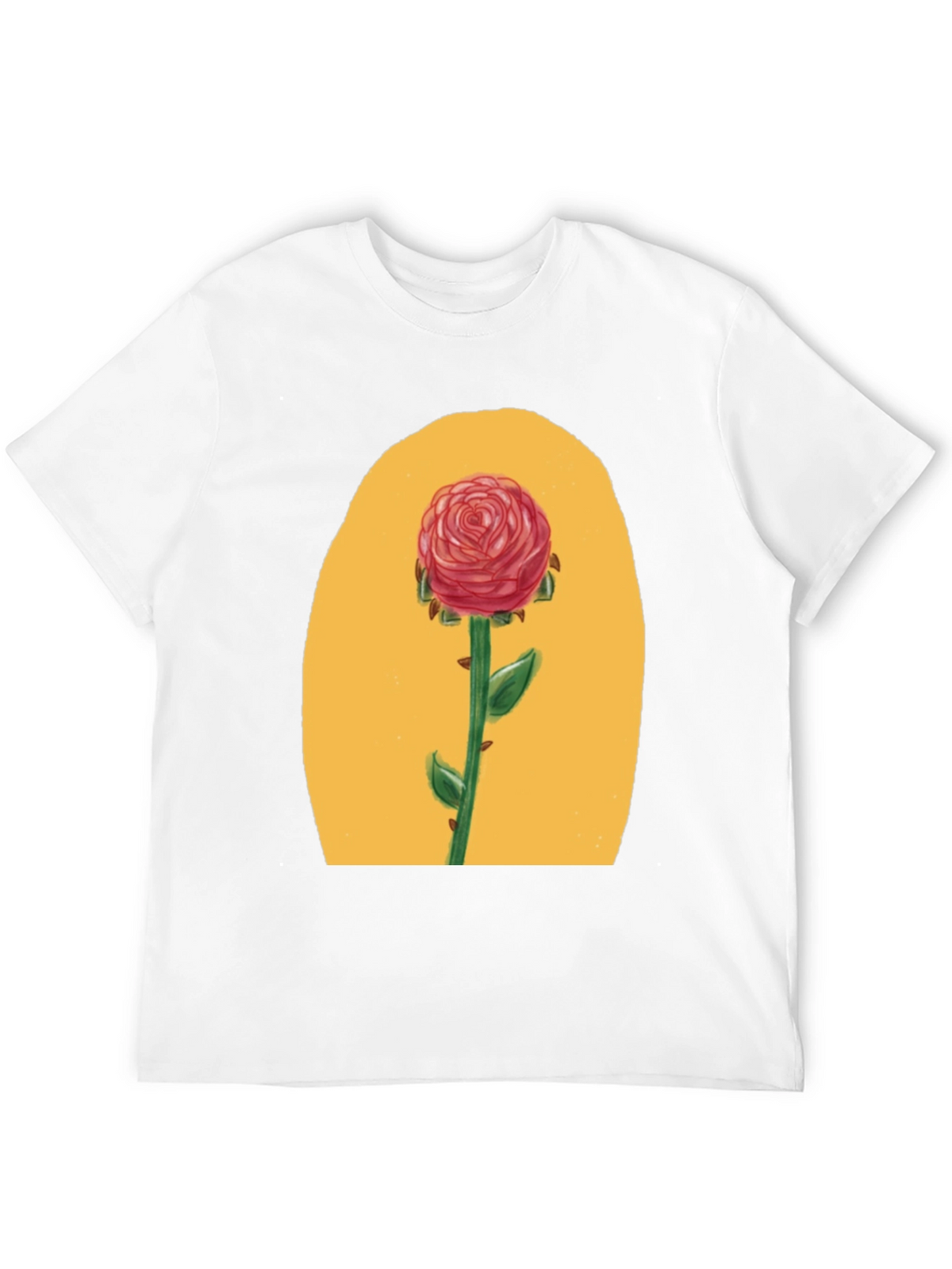 Rose Graphic Tee - Beauty & Beast Inspired