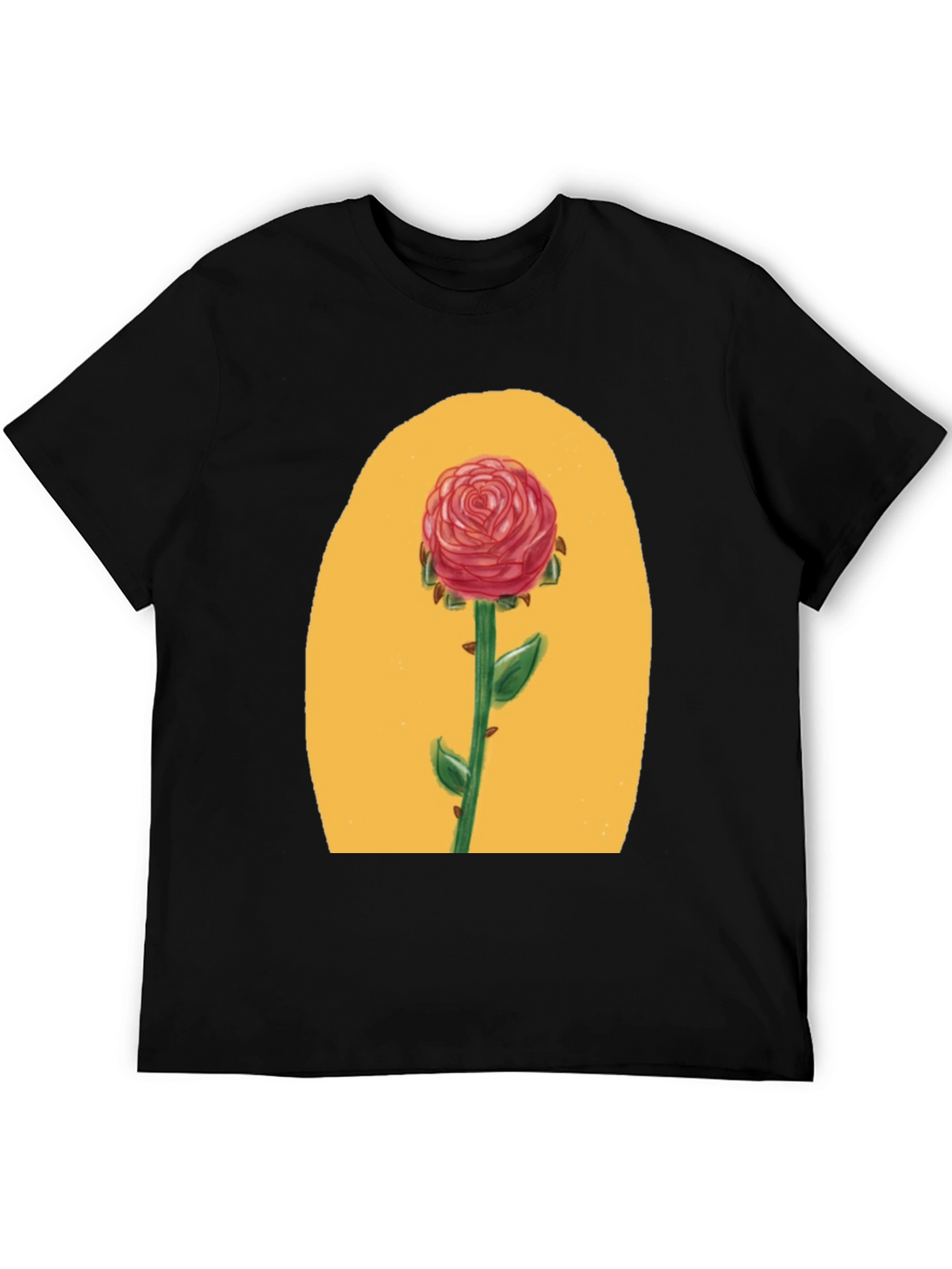 Rose Graphic Tee - Beauty & Beast Inspired