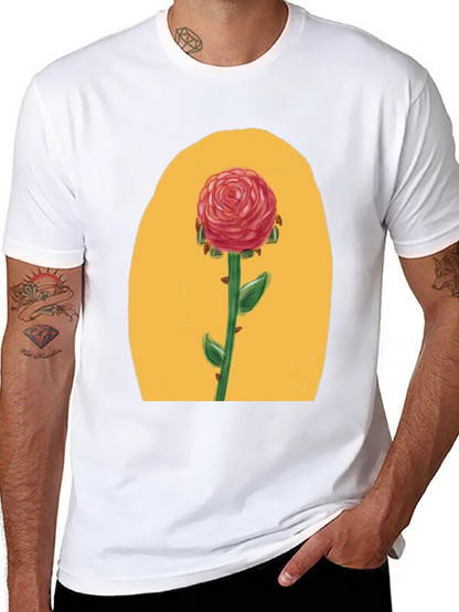 Rose Graphic Tee - Beauty & Beast Inspired