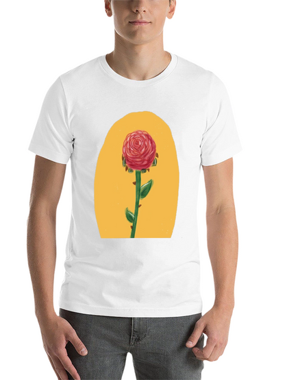Rose Graphic Tee - Beauty & Beast Inspired