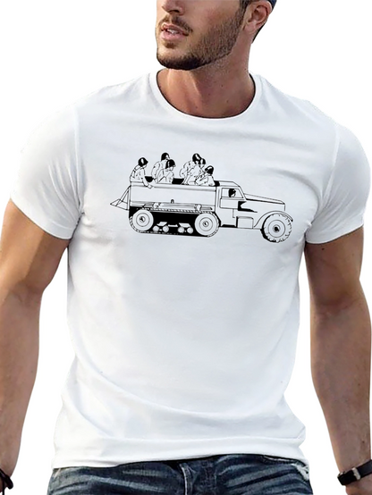 Military Vehicle Graphic T-Shirt