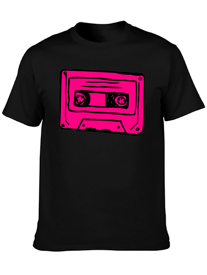 Retro Cassette Tape Graphic T-Shirt