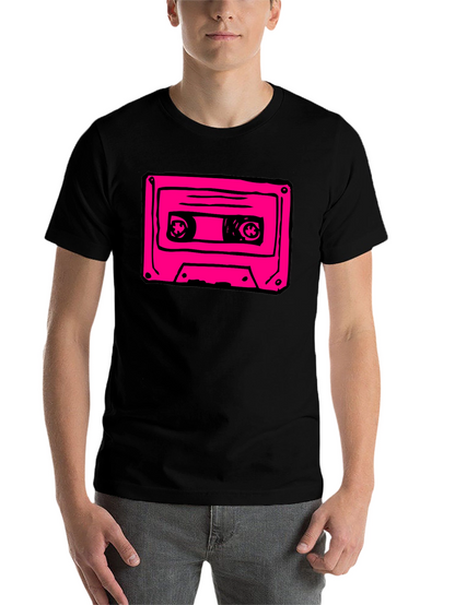 Retro Cassette Tape Graphic T-Shirt