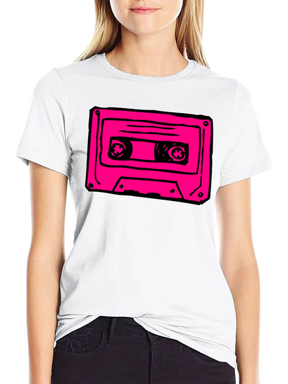 Retro Cassette Tape Graphic T-Shirt