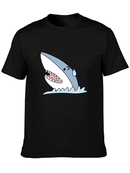 Shark Graphic T-Shirt - Black