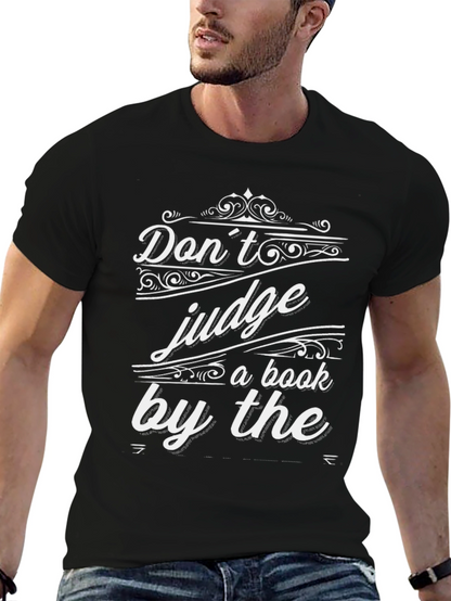 Dont Judge a Book by The Cover Black T-Shirt