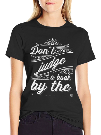 Dont Judge a Book by The Cover Black T-Shirt